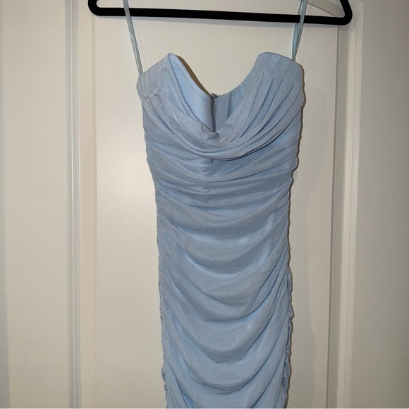 Babyboo Fashion Demi Maxi Dress - Baby Blue Size XS - Picture 7 of 8